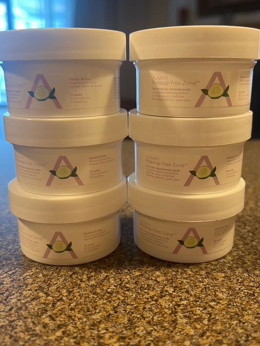Almay Makeup-Free Zone Eye Makeup Remover Pads - White and Pink Accents